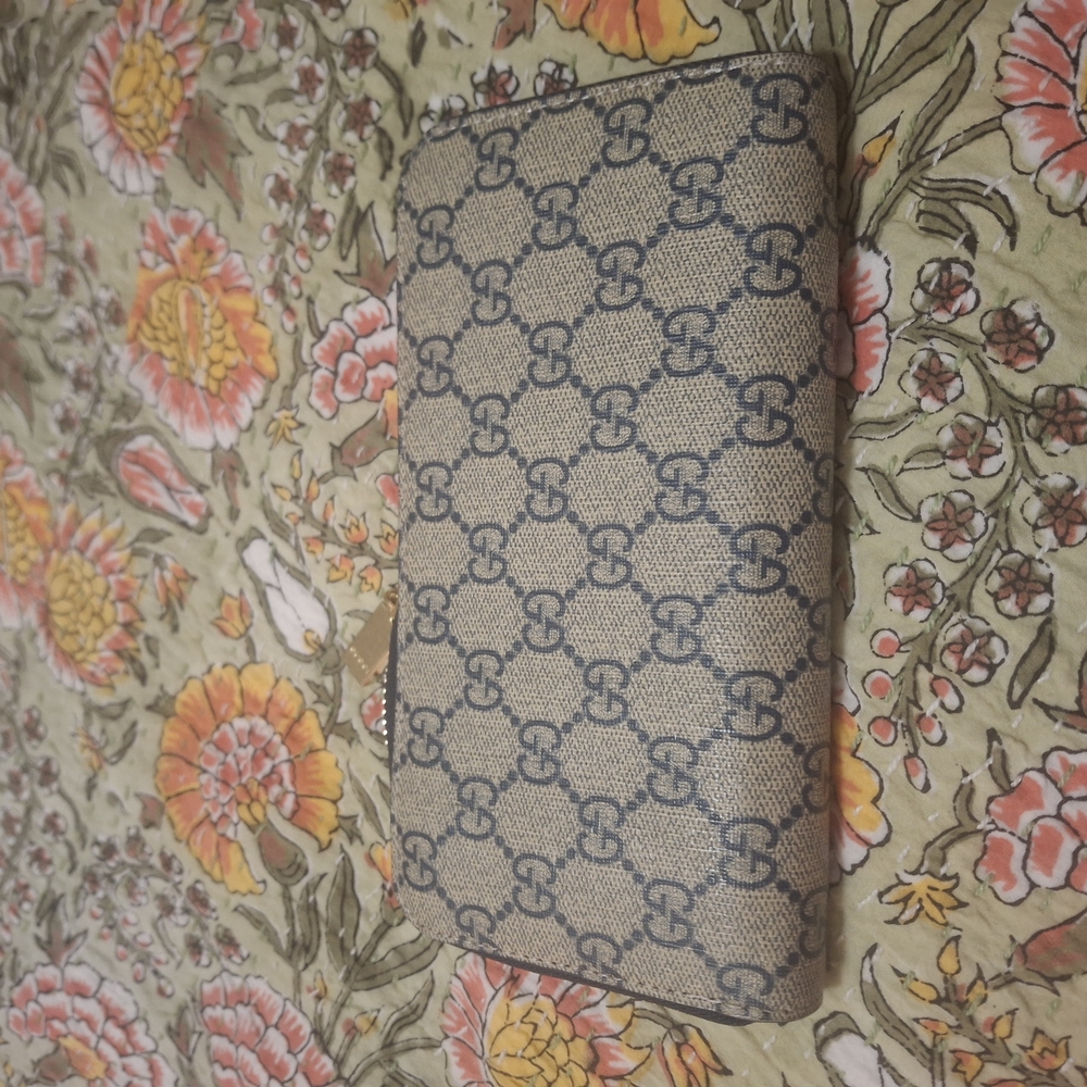 Gucci Monogram Canvas Wallet